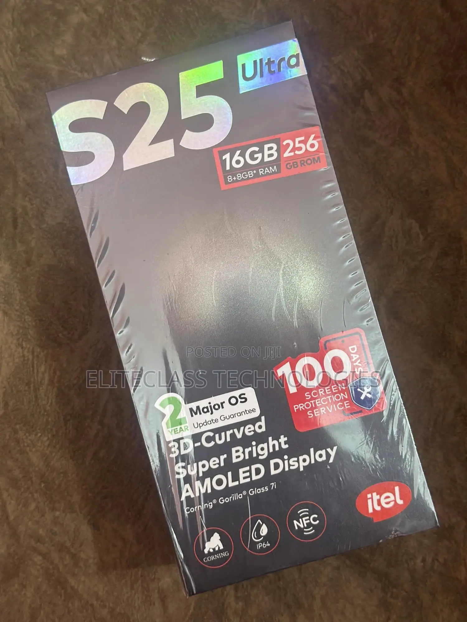 New Itel S25 Ultra 256 GB Black