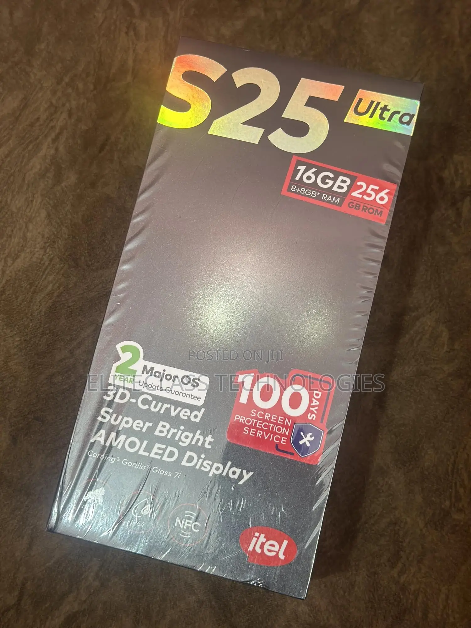 New Itel S25 Ultra 256 GB Black