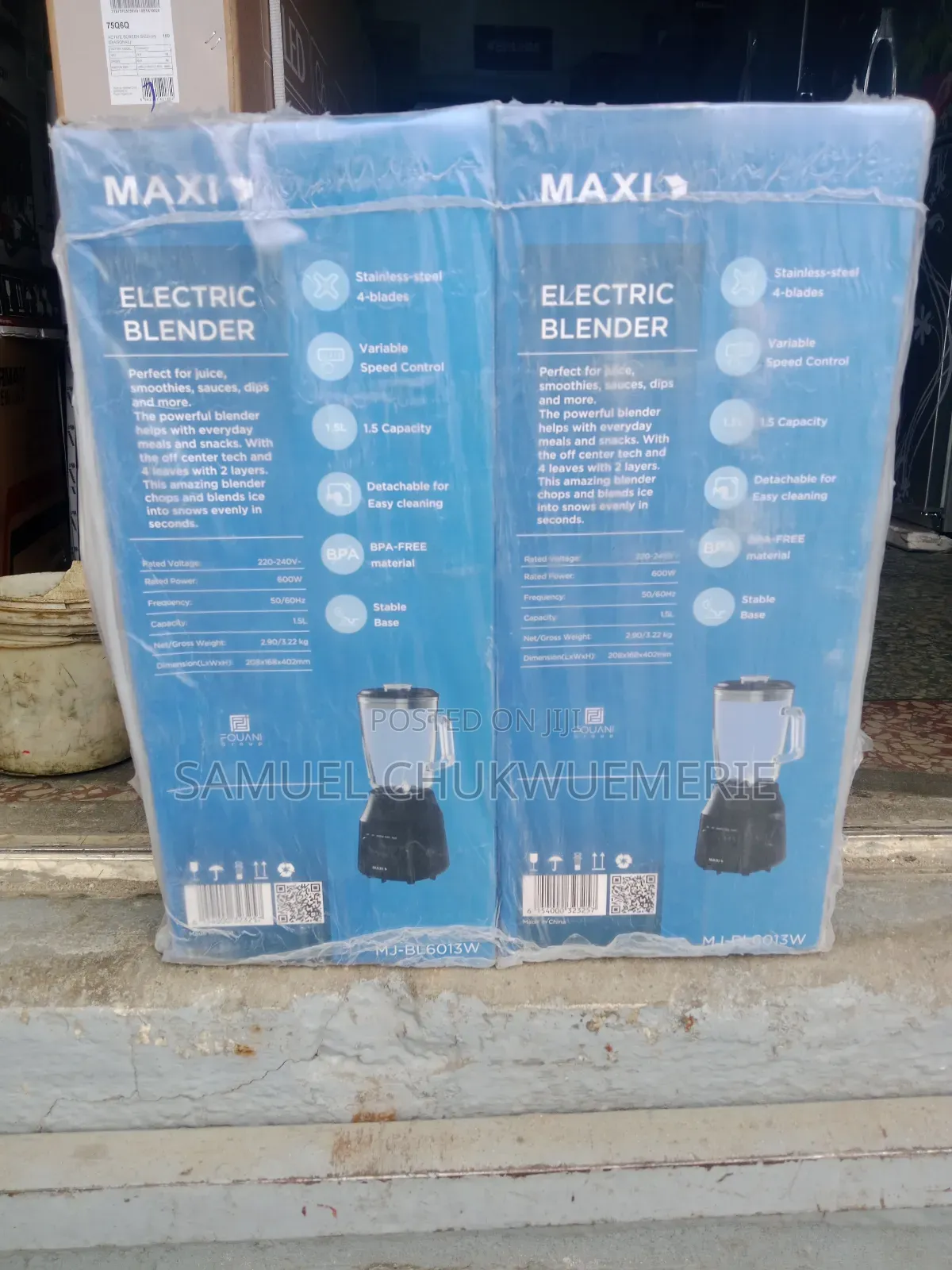 Maxi Blender 1year Warranty