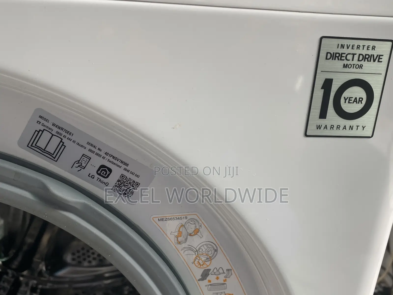 Neat 11 /6 Kg Lg Thinq Smart Washing Machine/ Front Loading Wash Dry