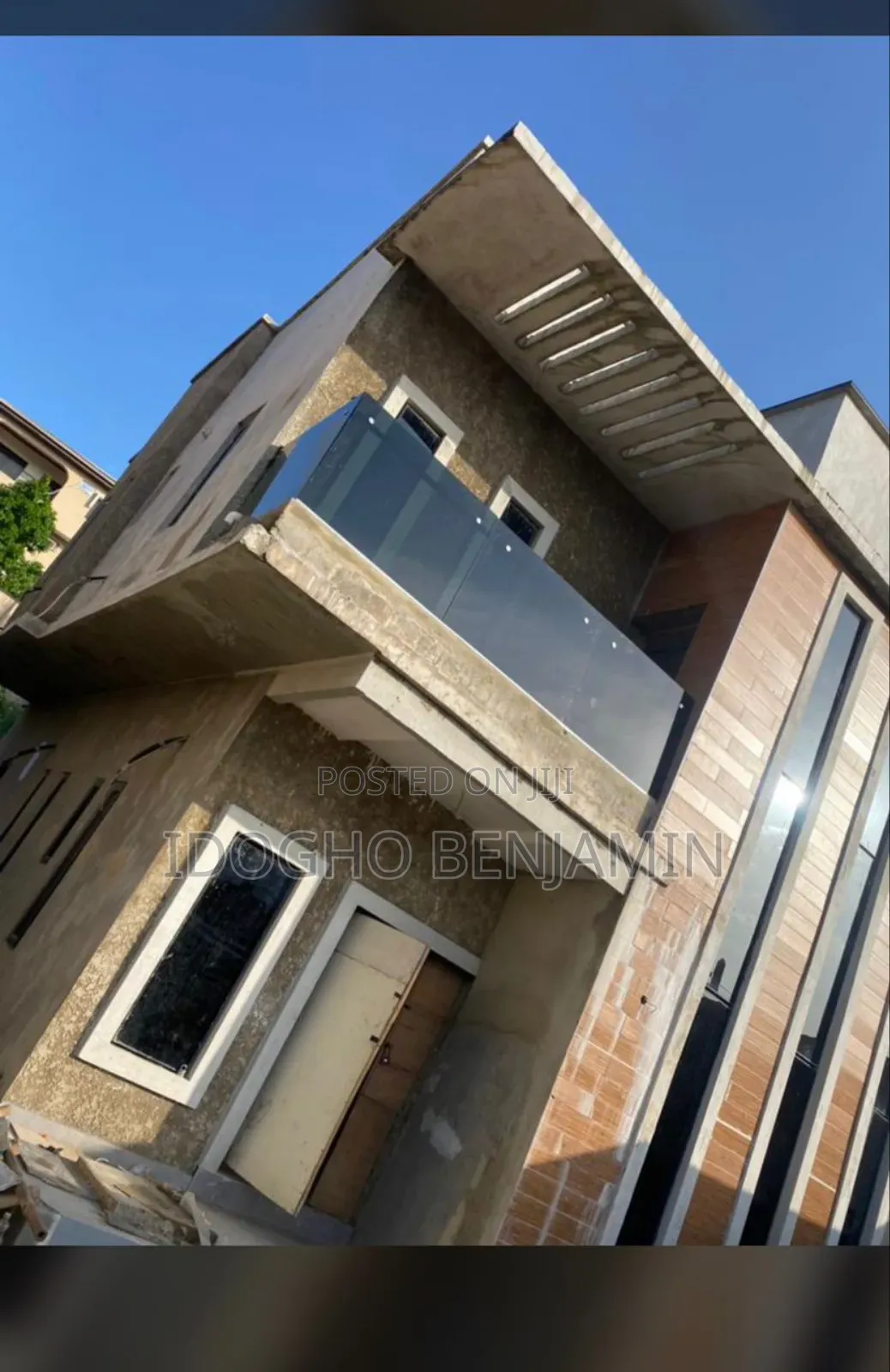 Grey Black Glass Balcony With ( 10mm )