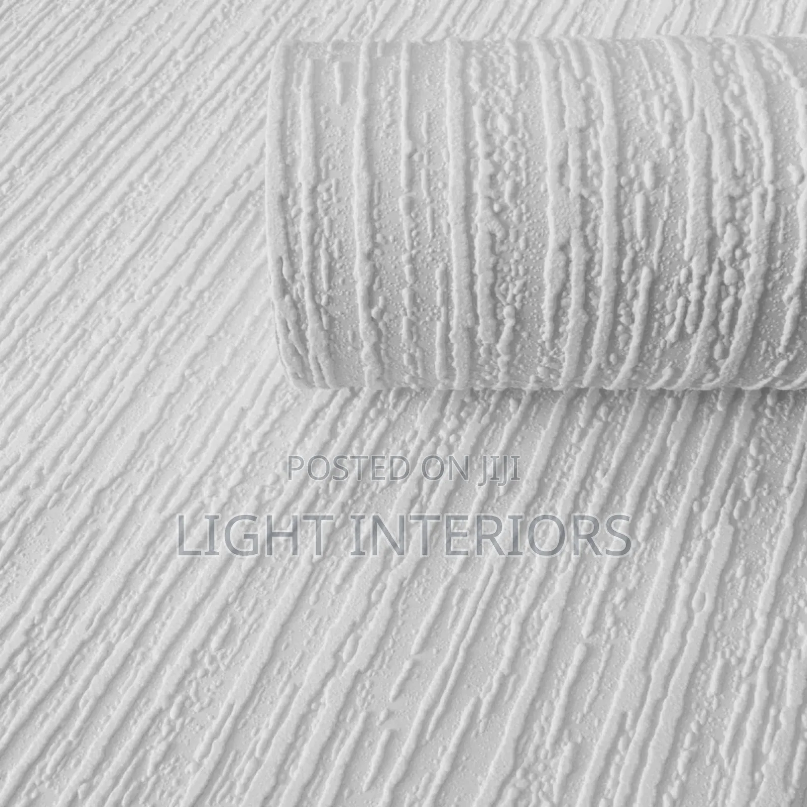 White Plain Paintable Wall Paper