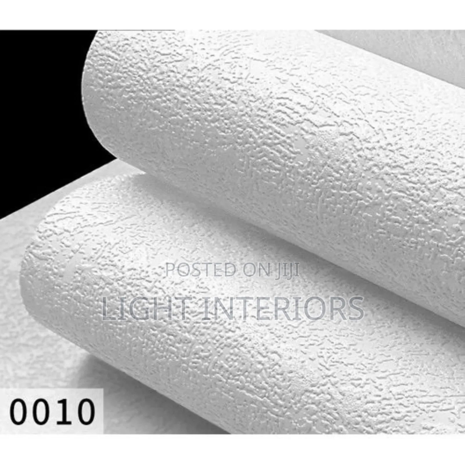 White Plain Paintable Wall Paper