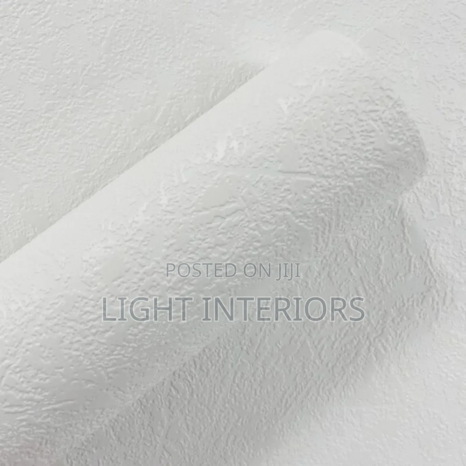 White Plain Paintable Wall Paper