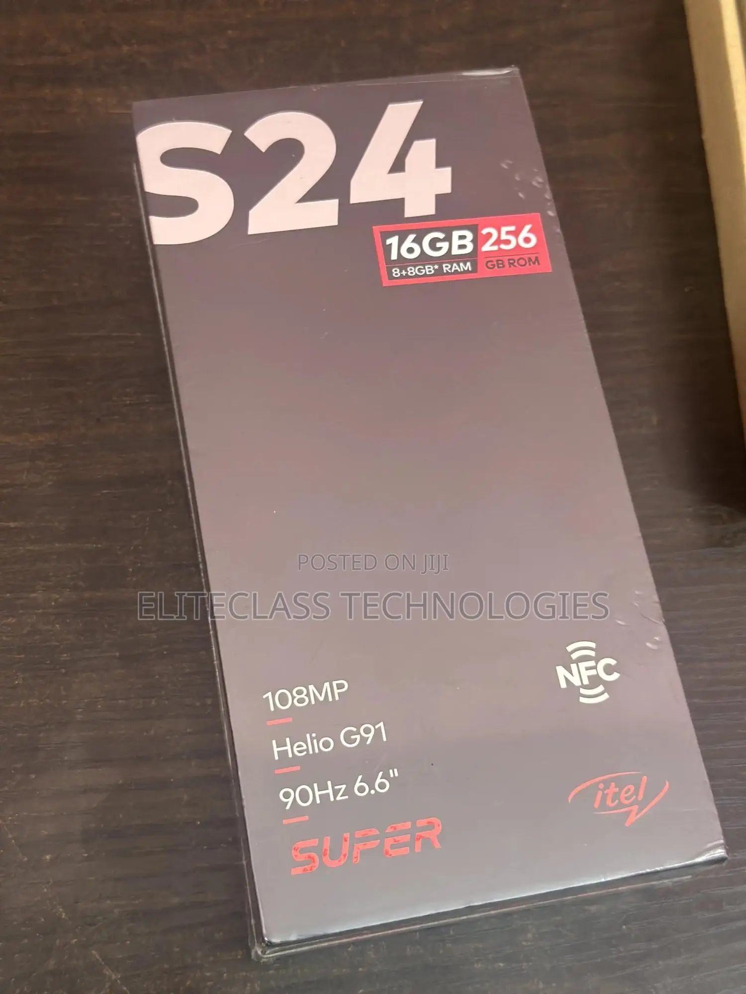 New Itel S24 256 GB Black