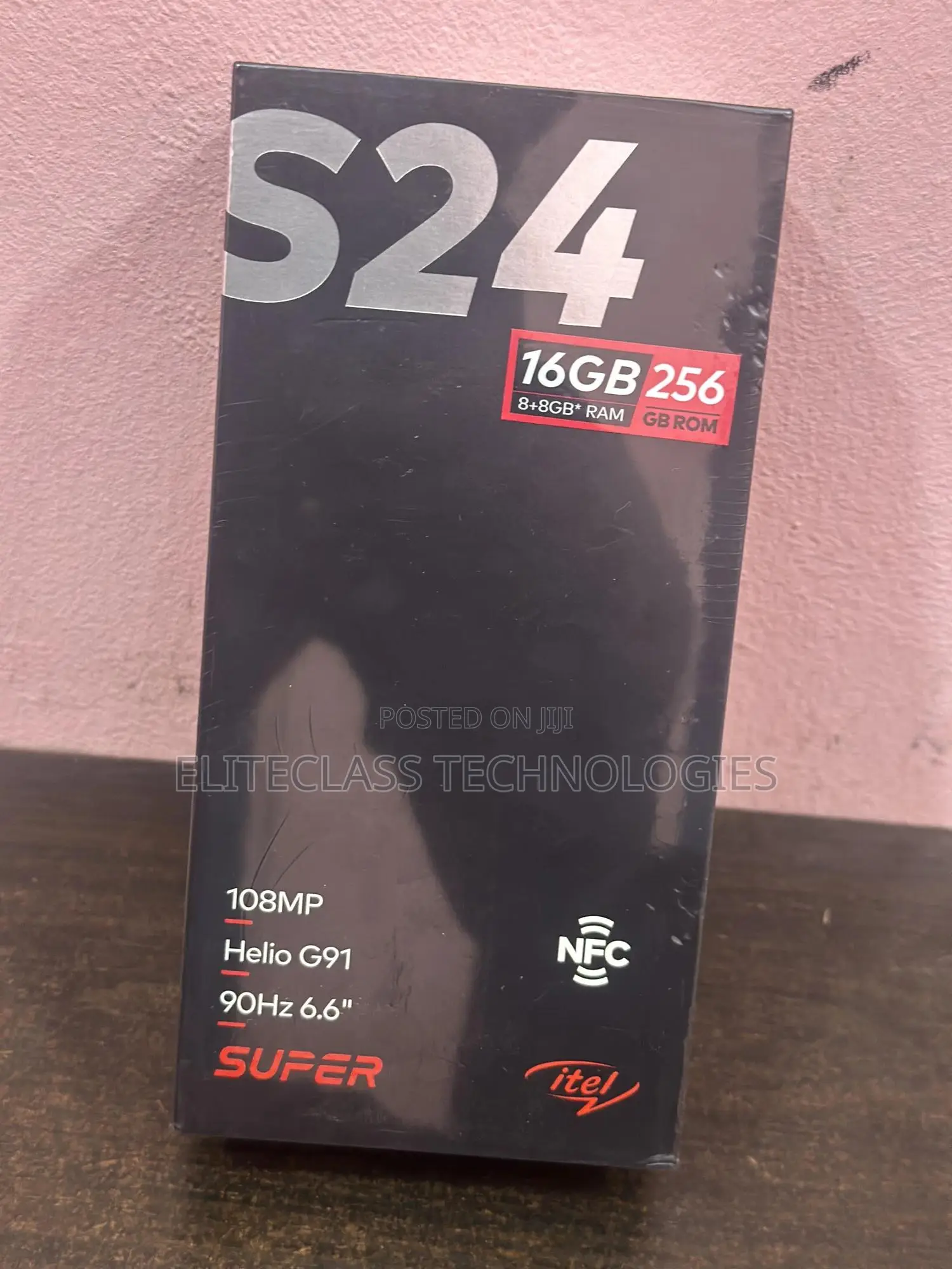 New Itel S24 256 GB Black
