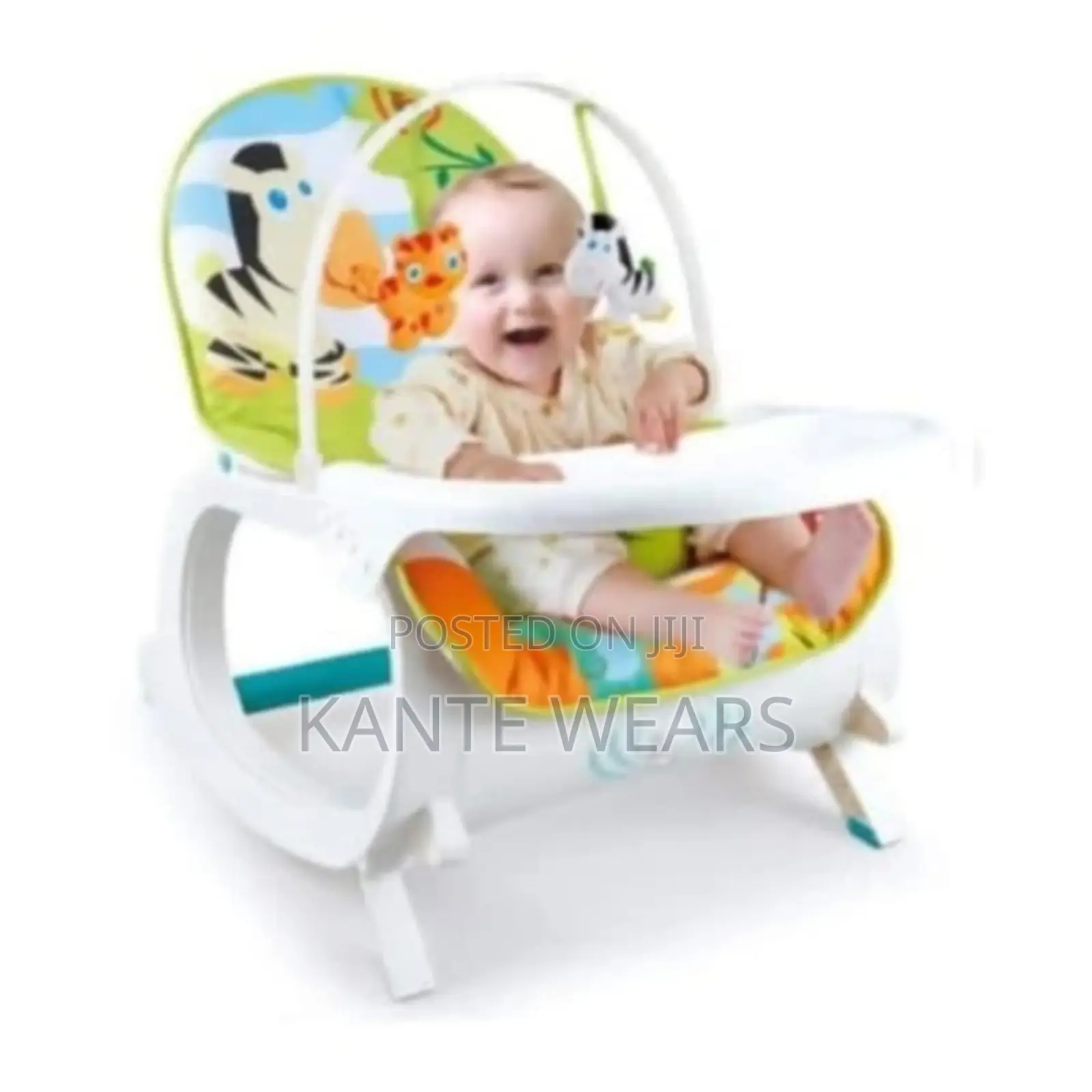 3 in 1 Baby to Toddler Rocker Chair With Removable W/Dinning Tray