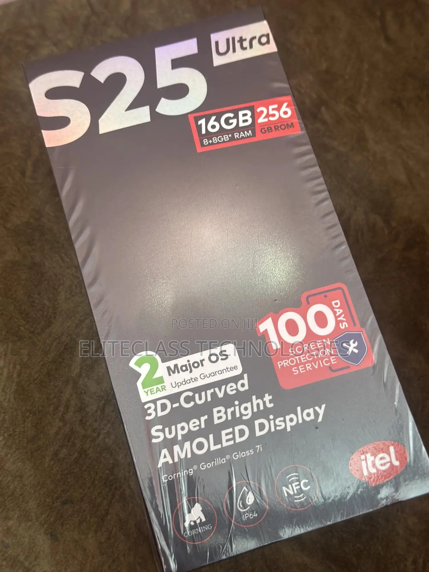 New Itel S25 Ultra 256 GB Black