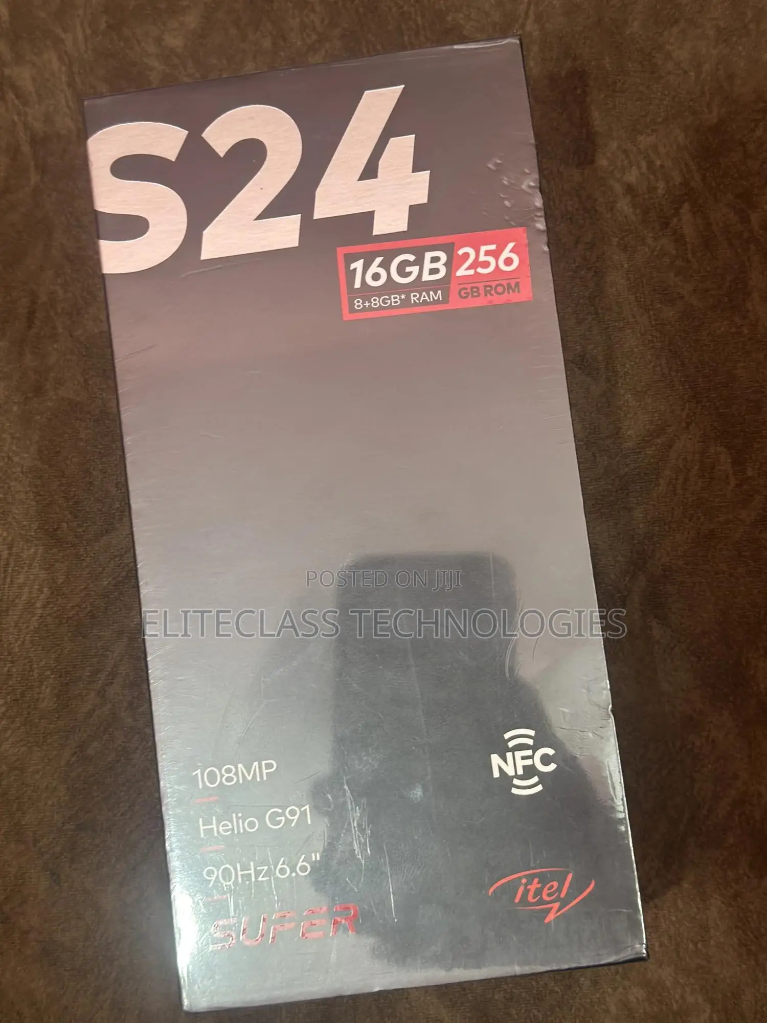 New Itel S24 256 GB Black