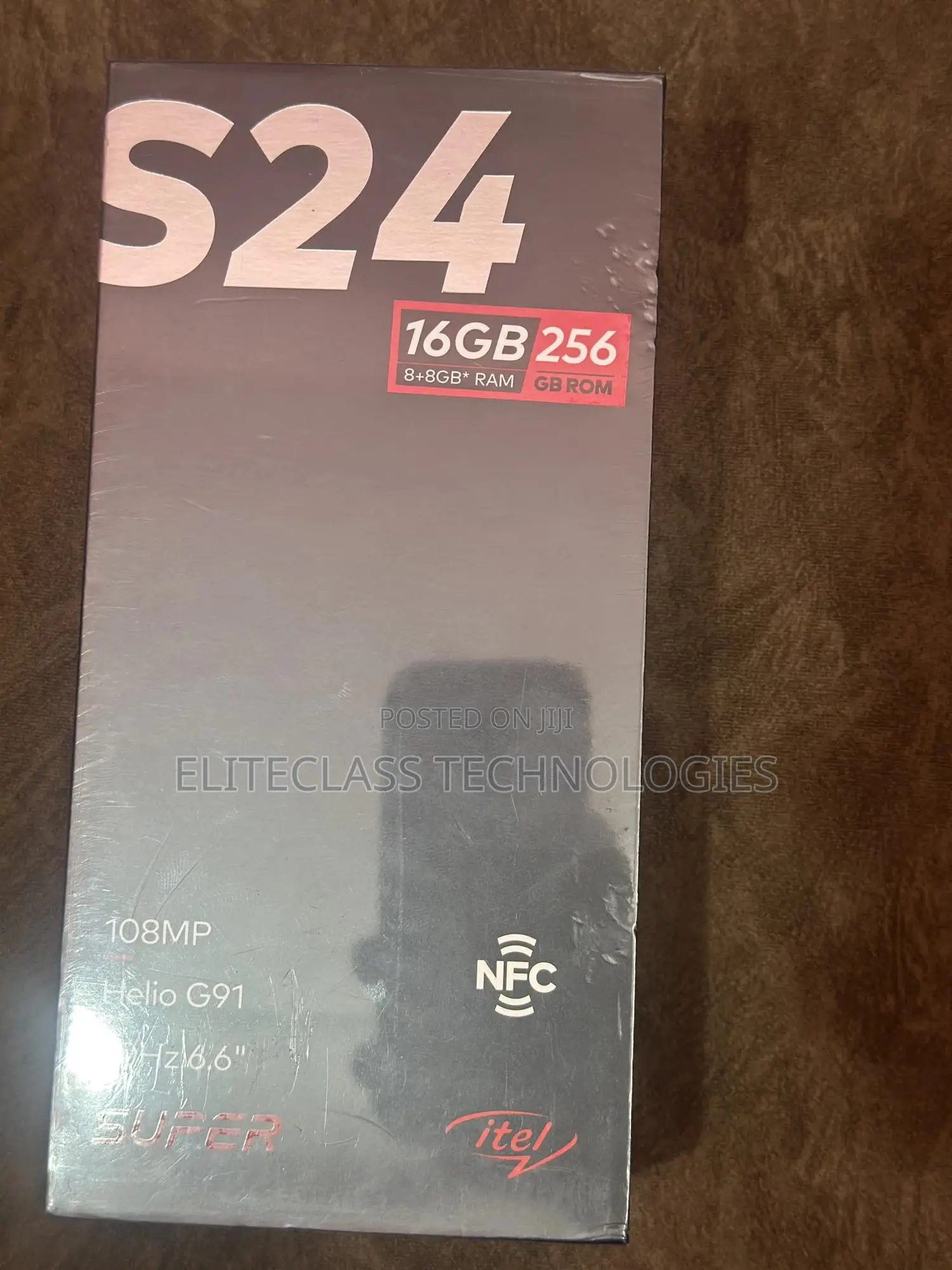 New Itel S24 256 GB Black