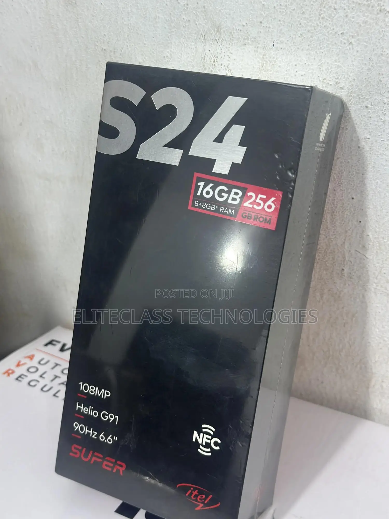 New Itel S24 256 GB Black