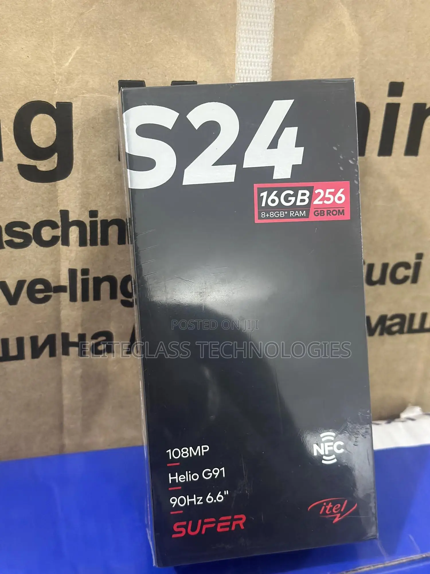 New Itel S24 256 GB Black