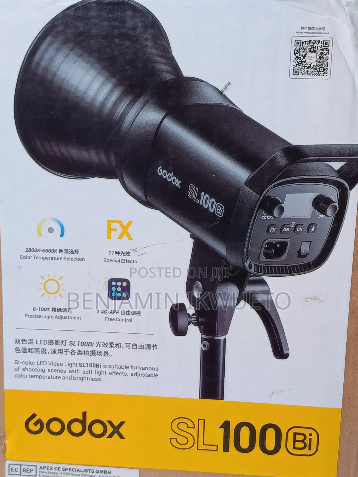 Godox Sl100 Steady Light (Bi)
