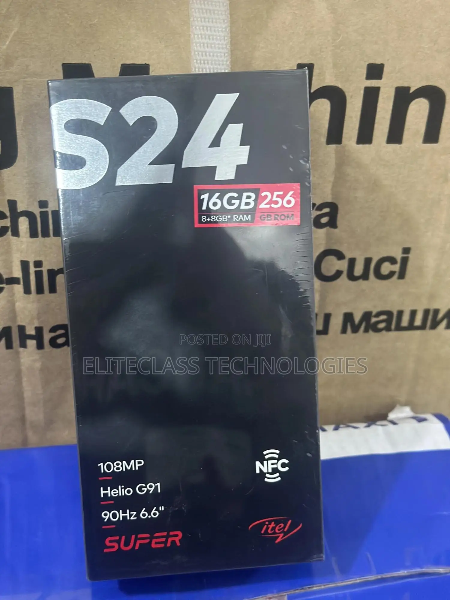 New Itel S24 256 GB Black
