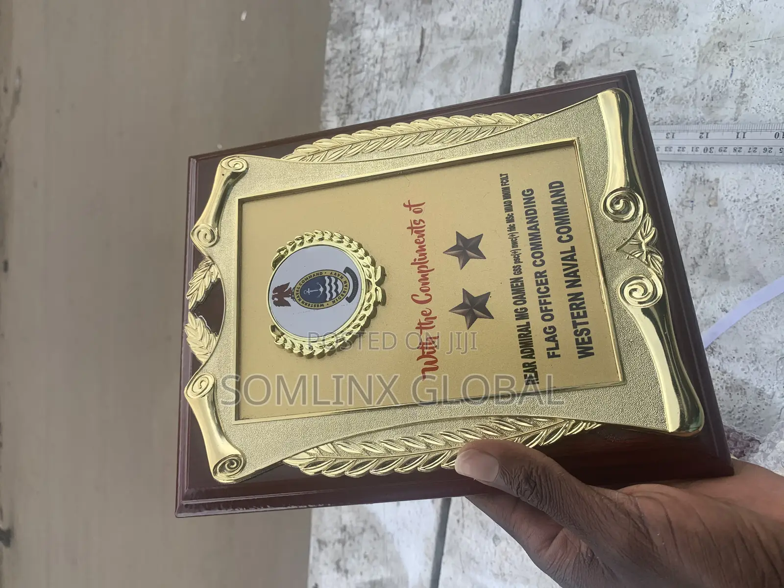 Wooden Plaque With Exact Design