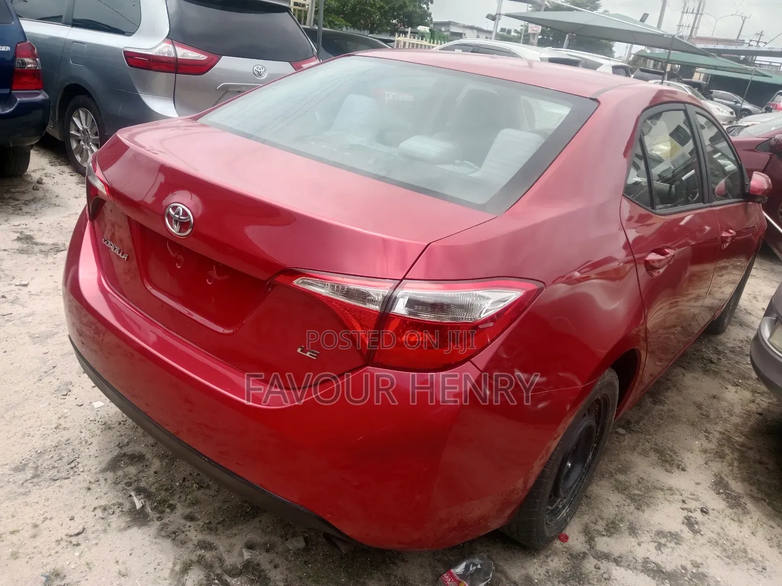 Toyota Corolla LE 4dr Sedan (1.8L 4cyl CVT) 2014 Red
