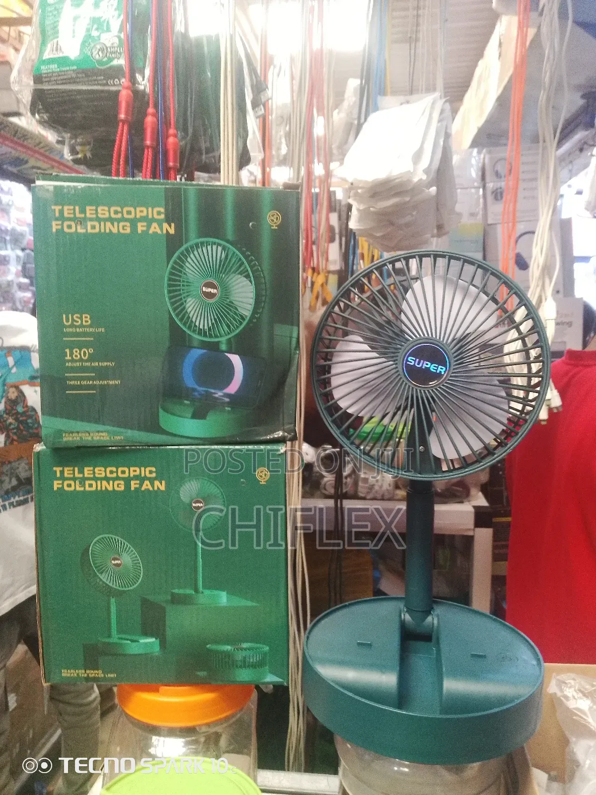 Telescopic Folding Fan