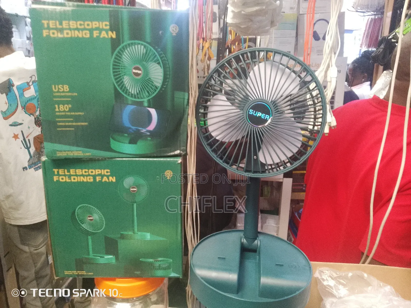 Telescopic Folding Fan