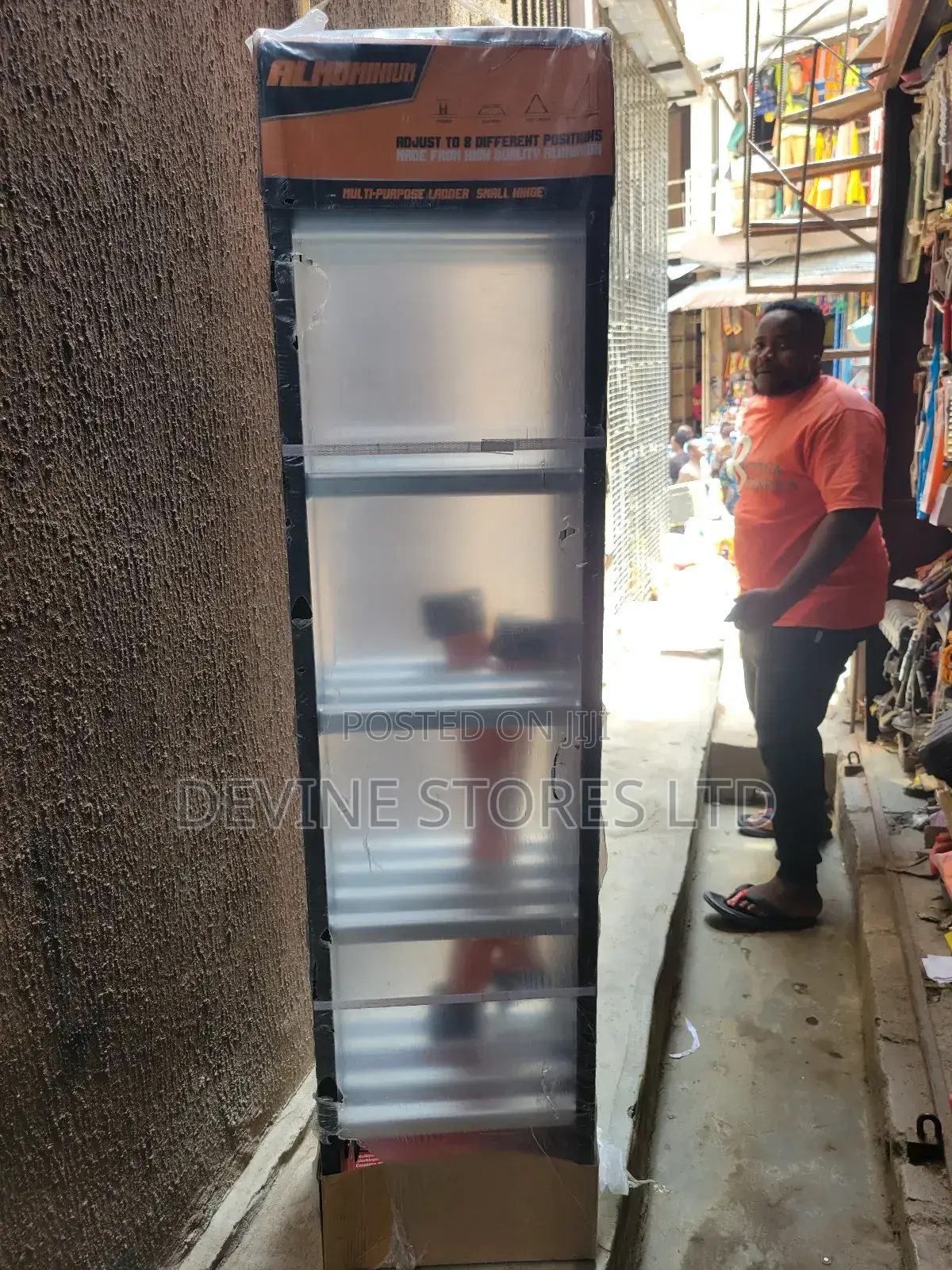 4×5 Aluminun Heavy Duty Foldable Ladder
