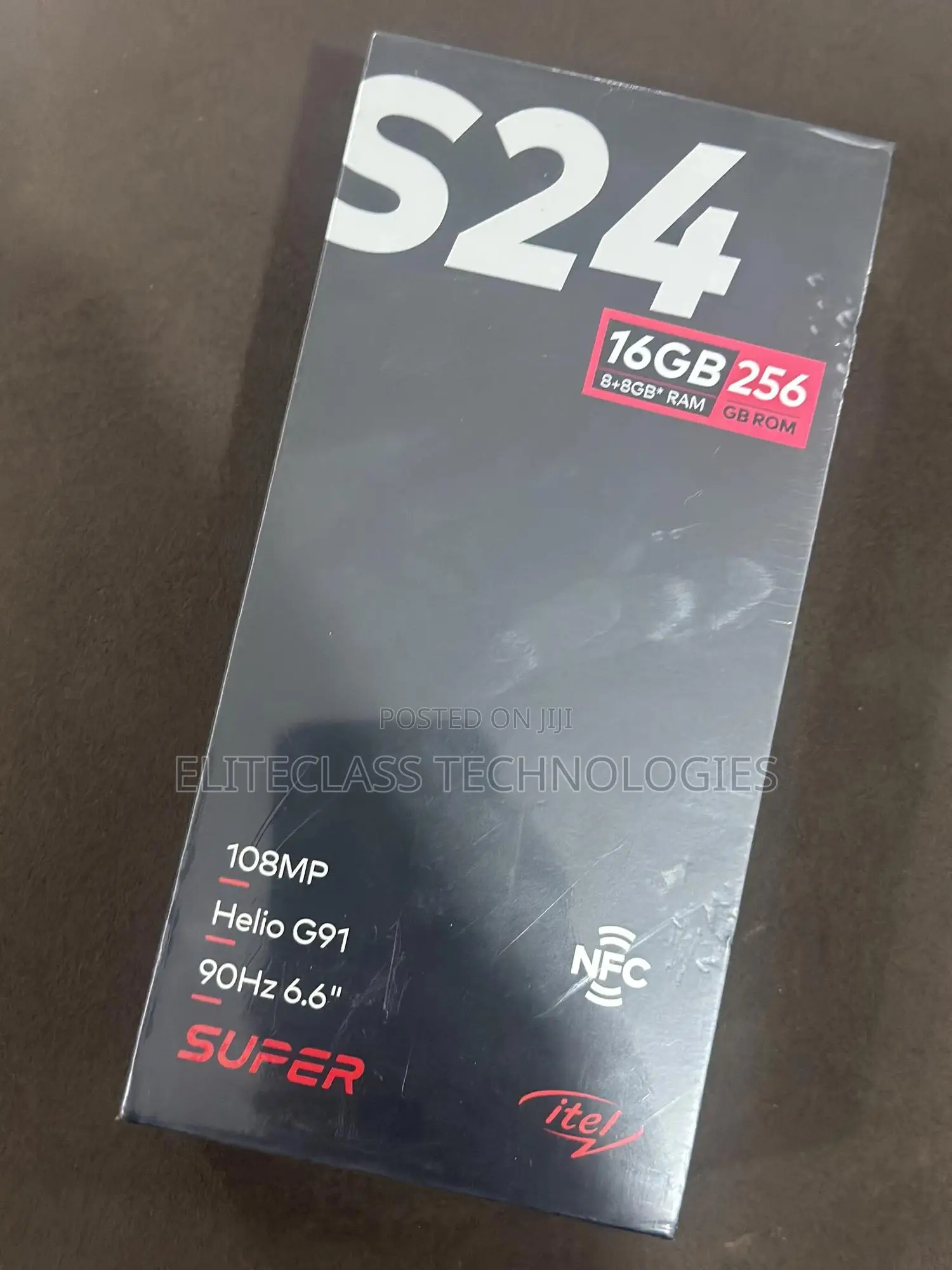 New Itel S24 256 GB Black