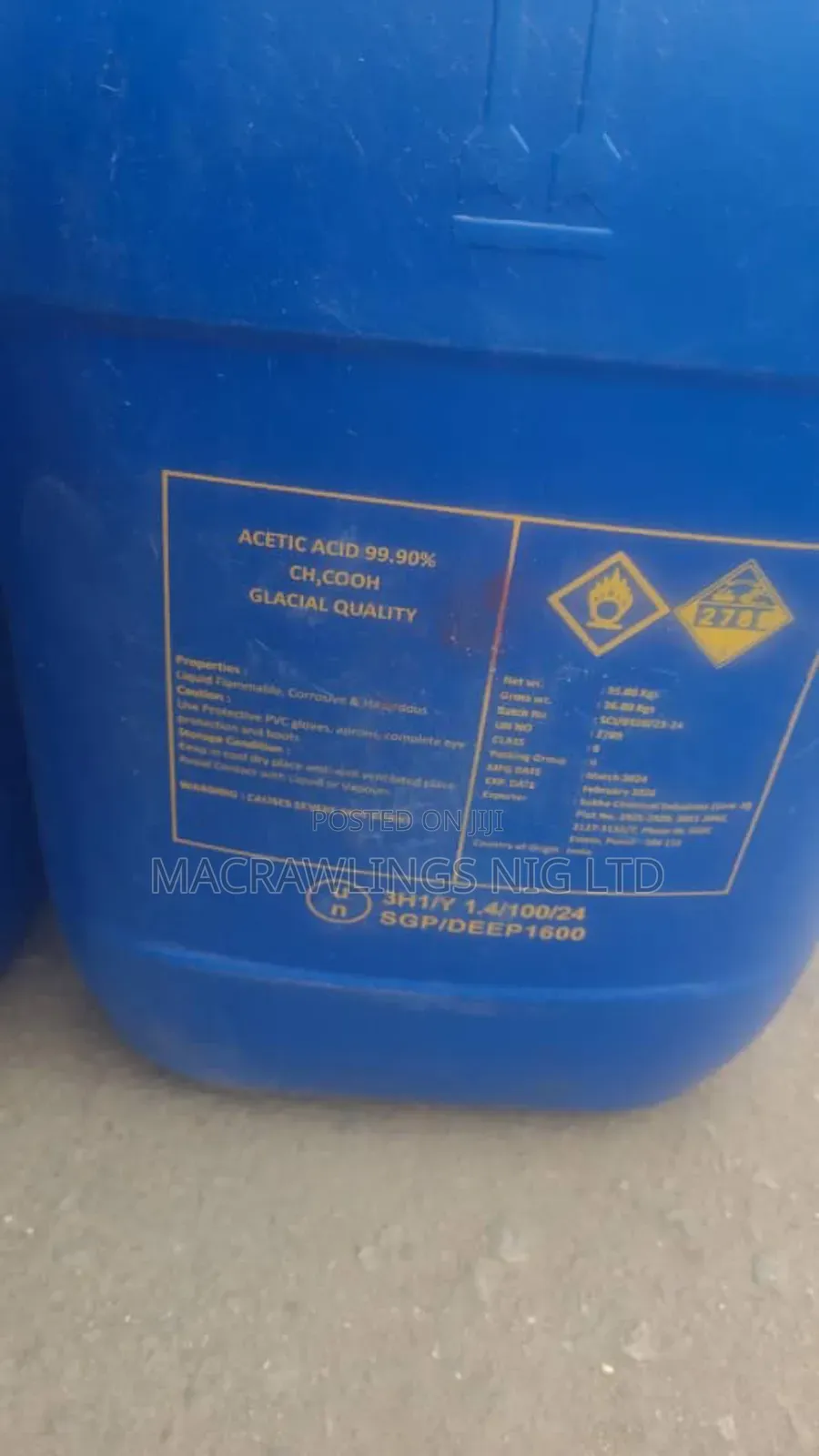 Glacial Acetic Acid