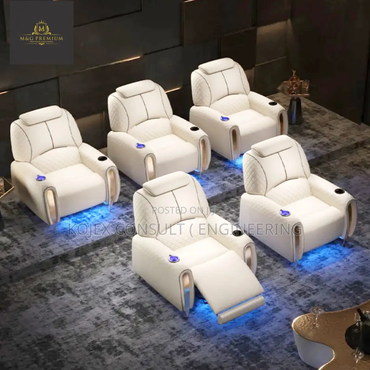 M G - Lamborghini High-End Premium Luxury Edition Cinema Sofa