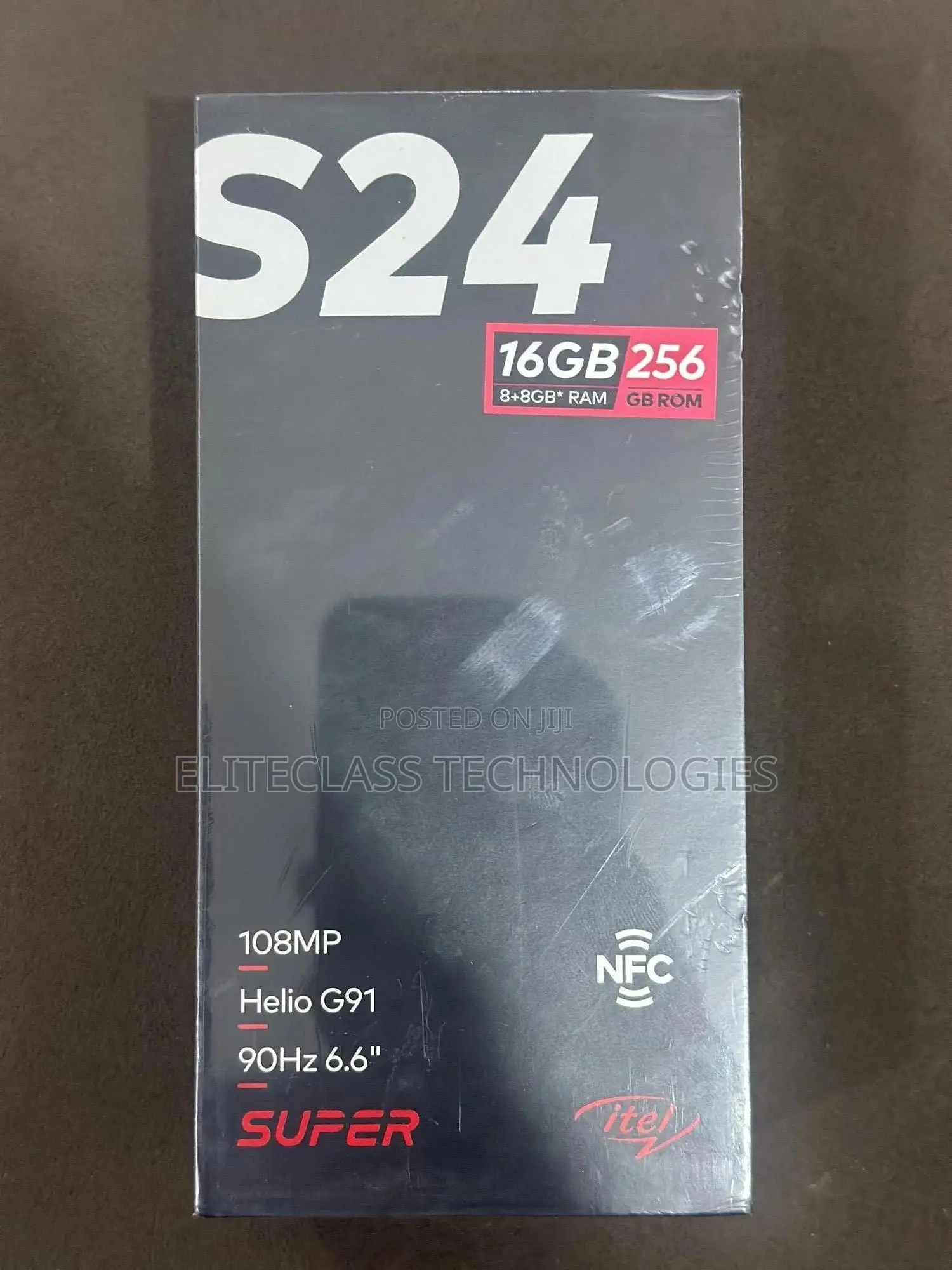 New Itel S24 256 GB Black