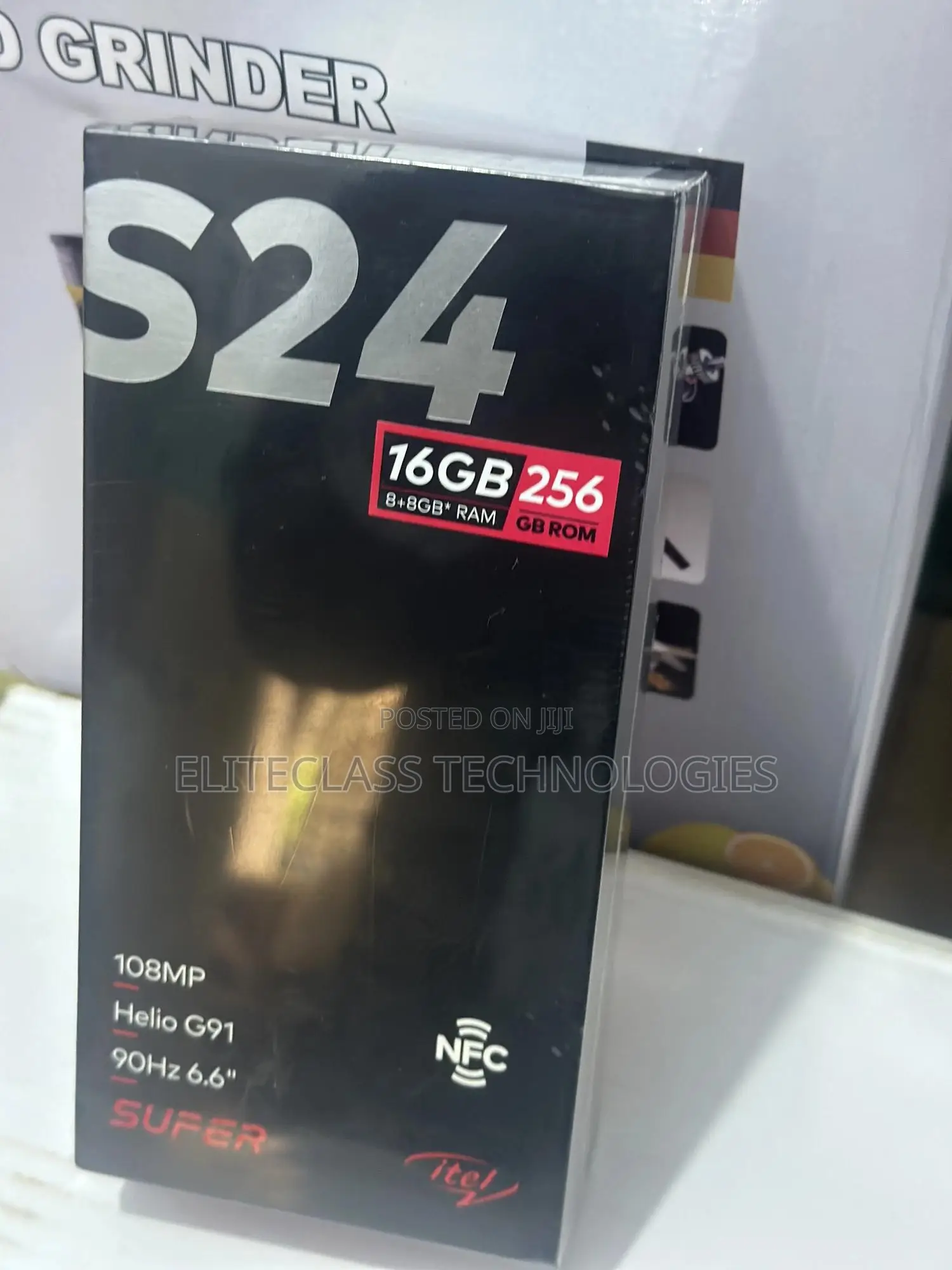 New Itel S24 256 GB Black