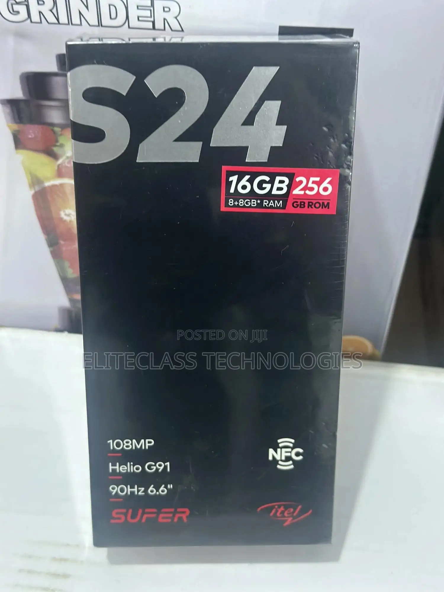 New Itel S24 256 GB Black
