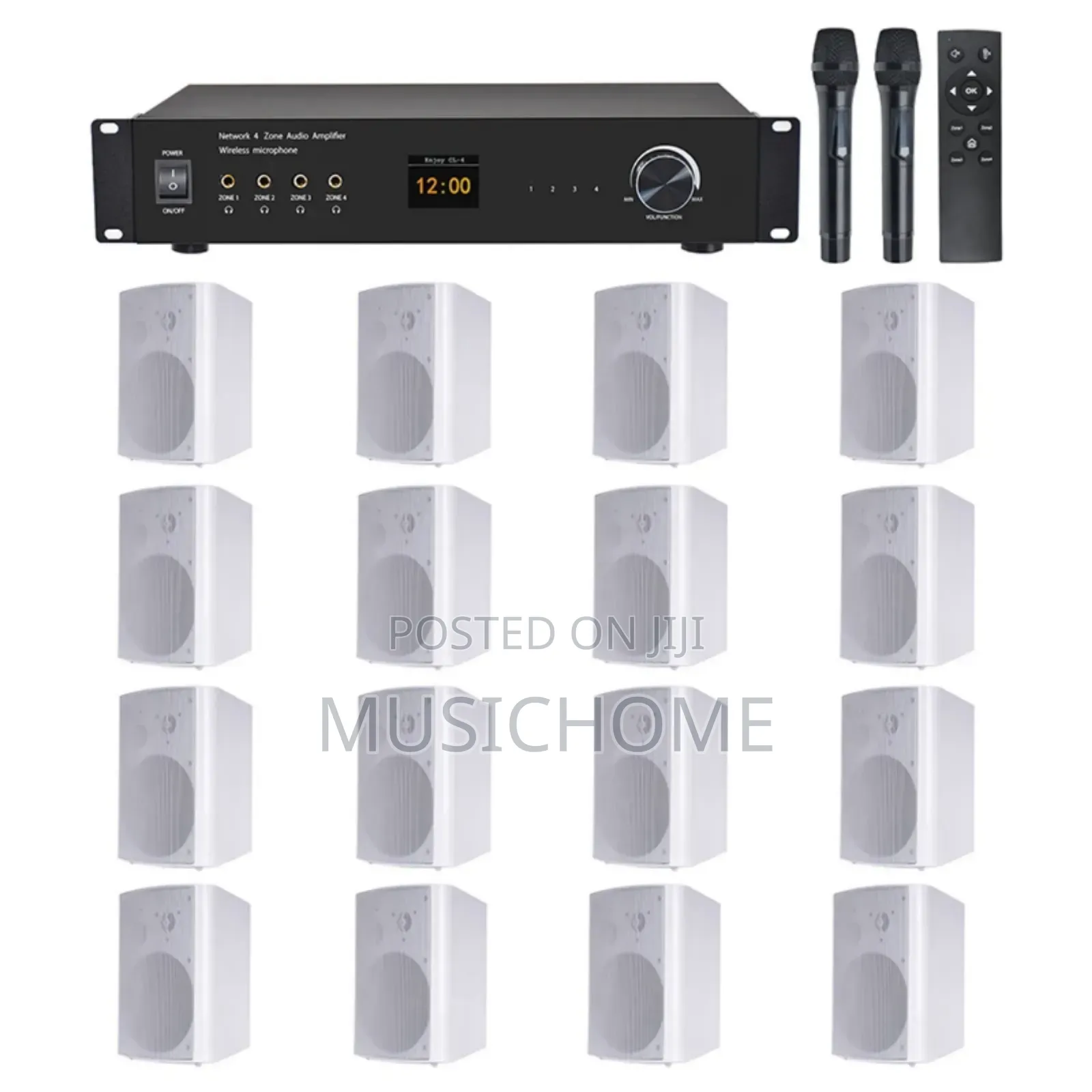 Public Address System With Wireless Microphone For School, Office