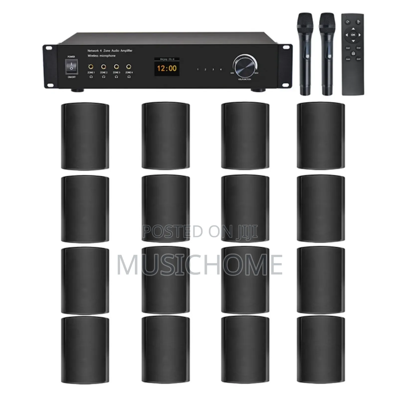 Public Address System With Wireless Microphone For School, Office