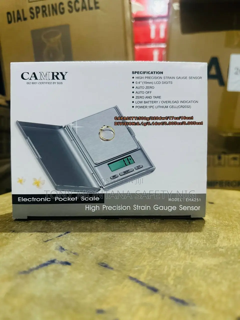 Camry Digital Pocket Weighing Scale-500gx0.1g
