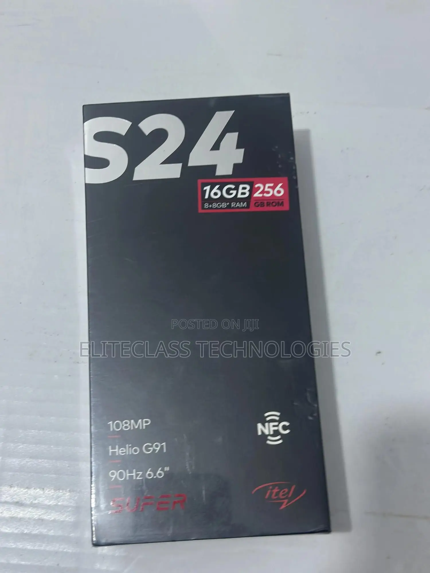 New Itel S24 256 GB Black