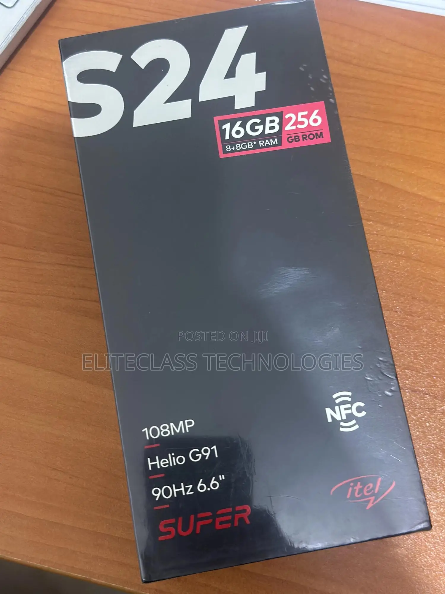 New Itel S24 256 GB Black