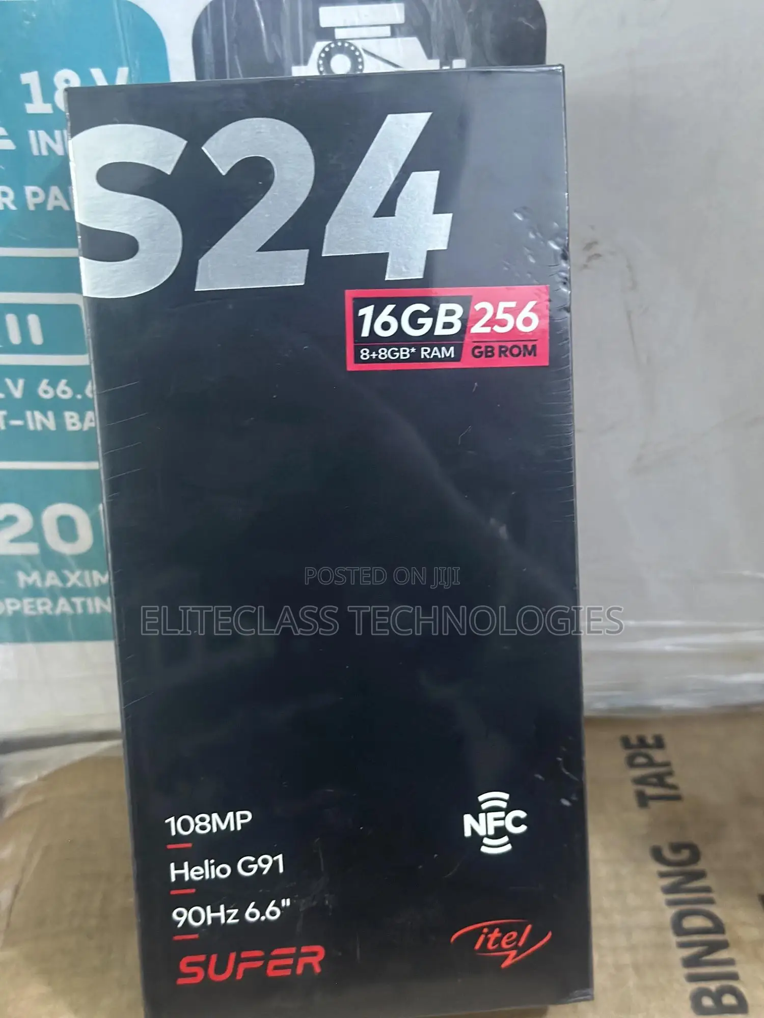 New Itel S24 256 GB Black