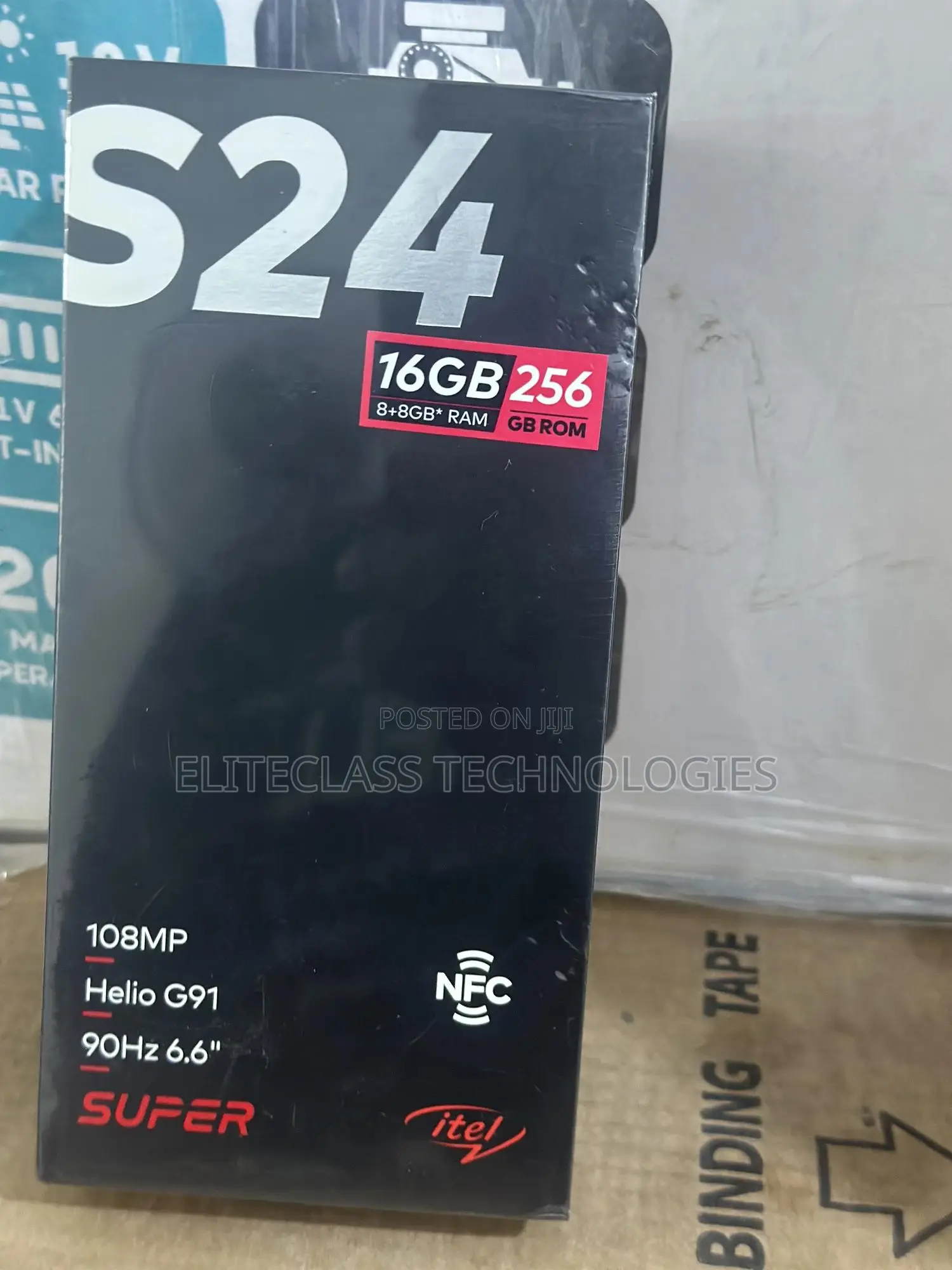 New Itel S24 256 GB Black