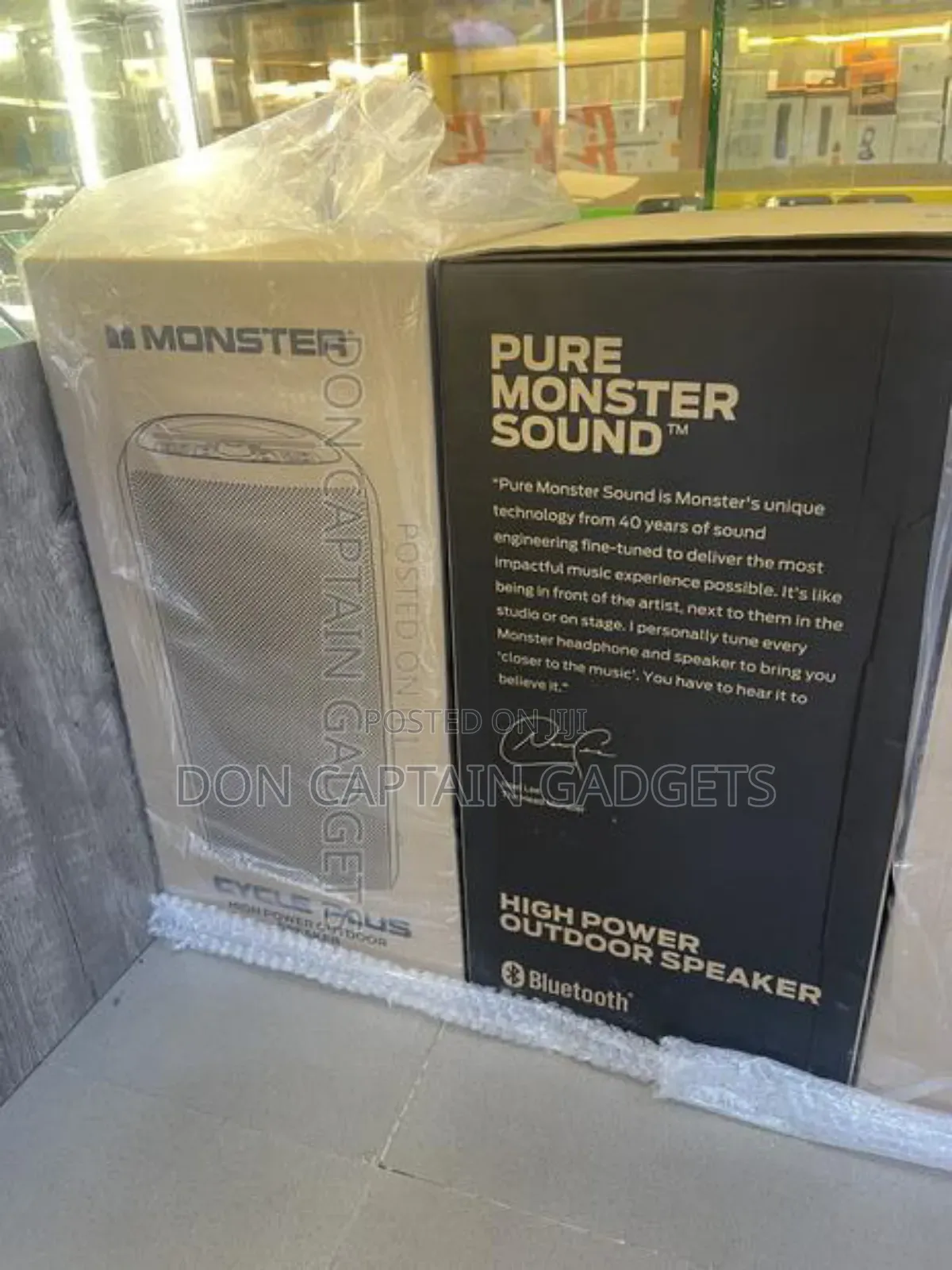 Monster Cycle Plus High Power Outdoor Speaker