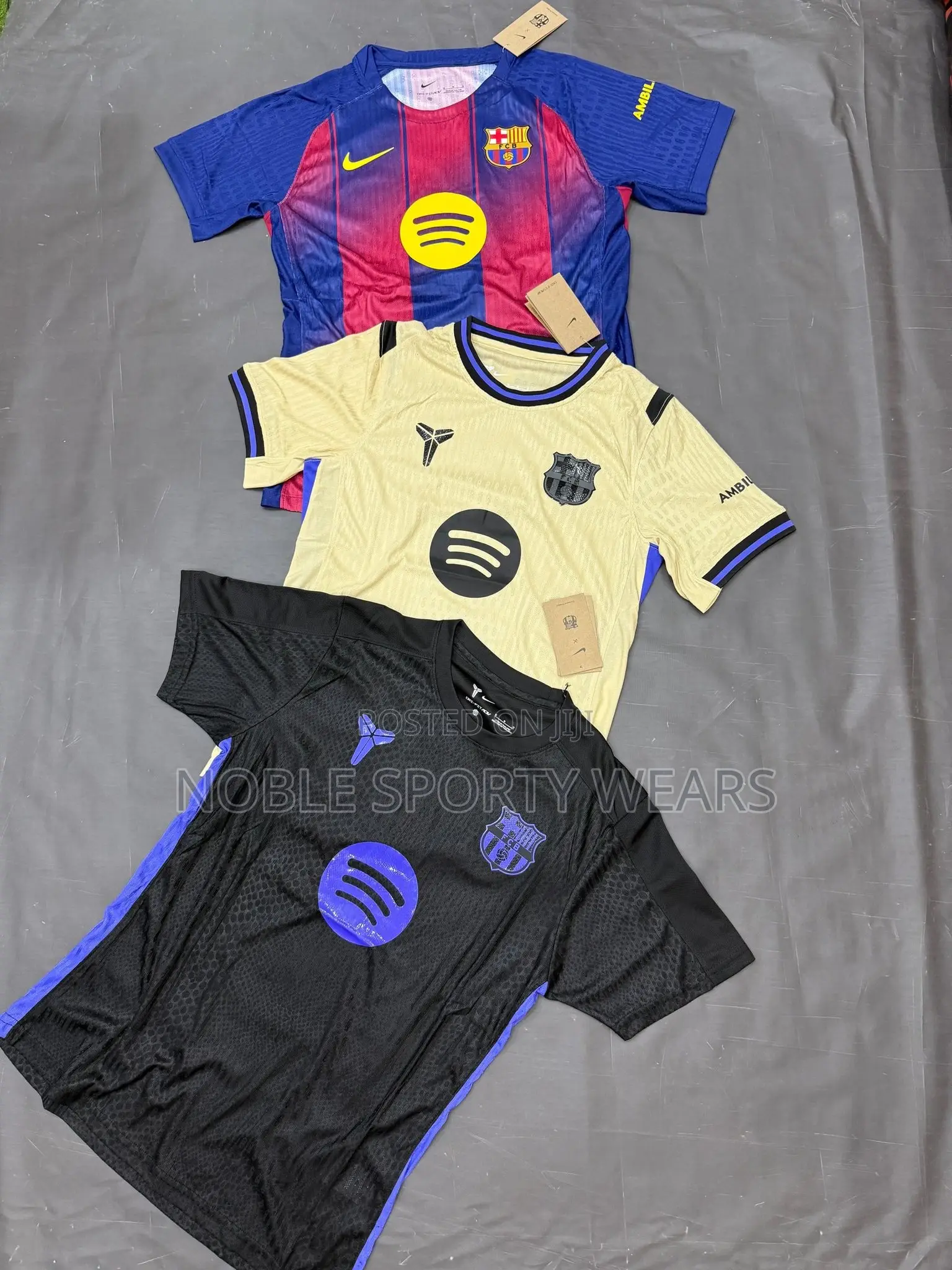 Barcelona Home, Away, Third Kit, Match Day Kit Available
