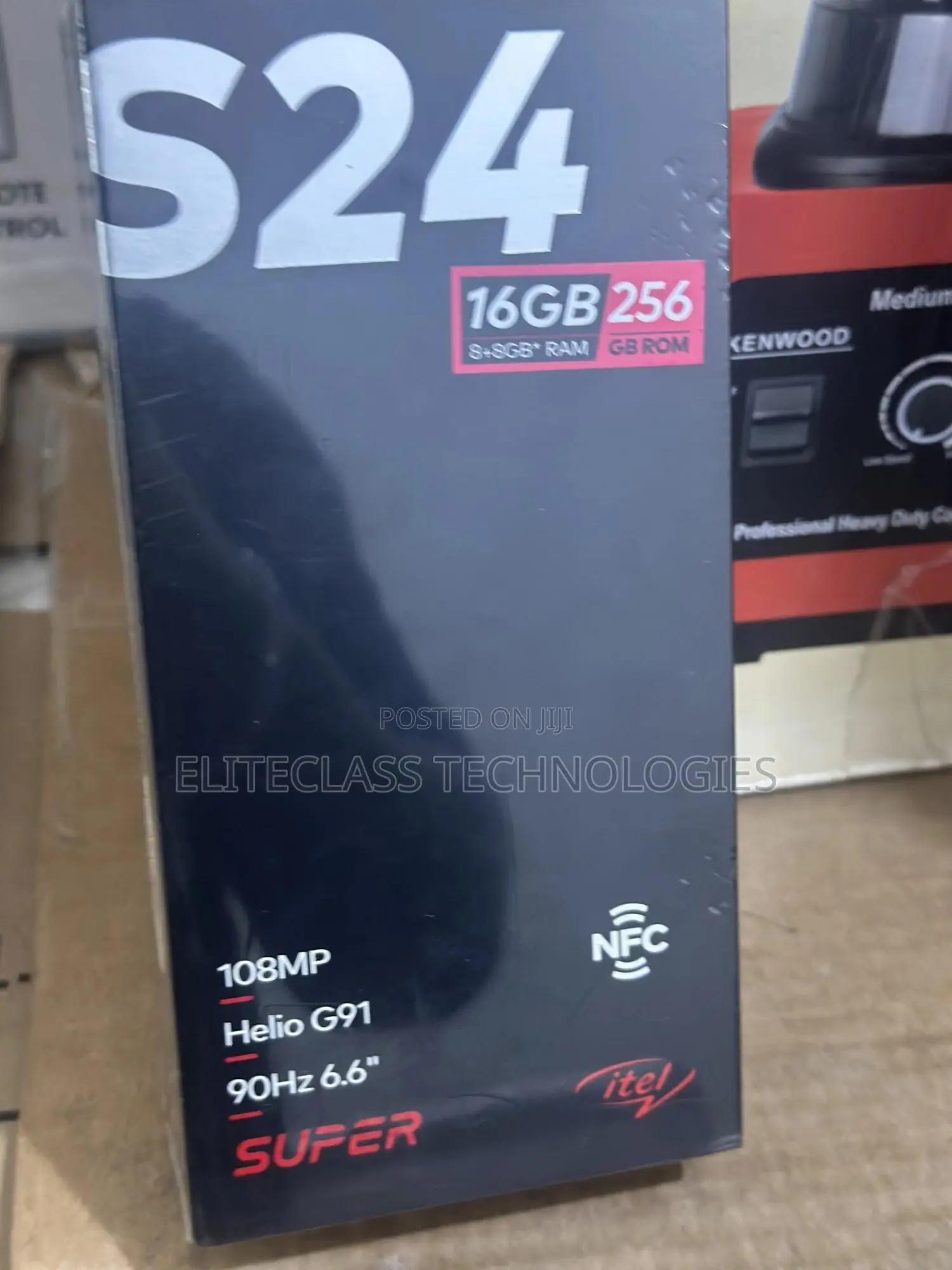 New Itel S24 256 GB Black