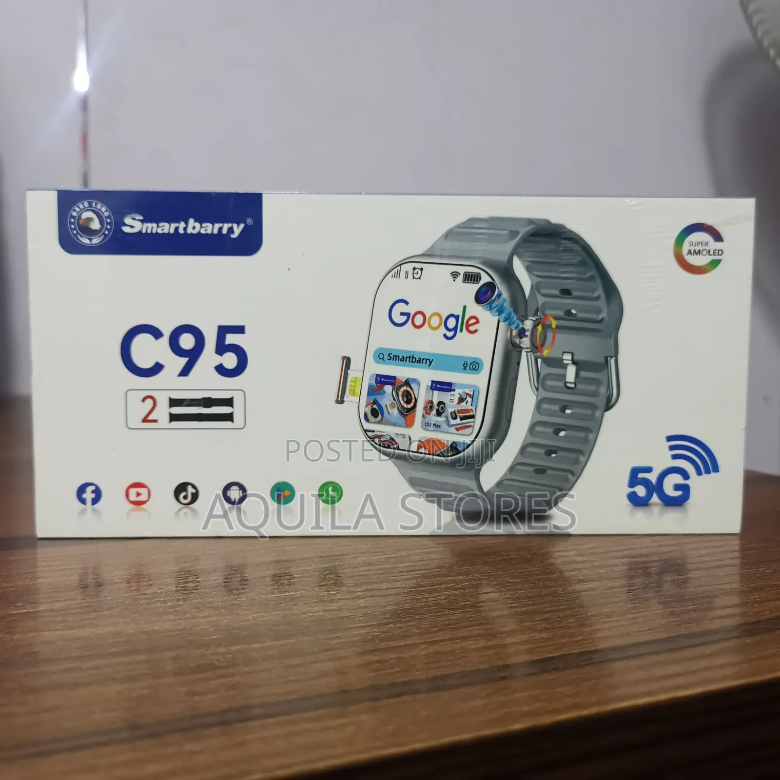 Smartbarry C95 Smartwatch With Camera (Ram: 6gb; Rom: 64gb)