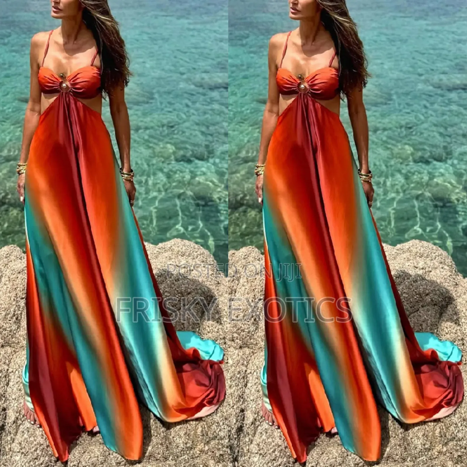 Maxi Flowing Beach Dress