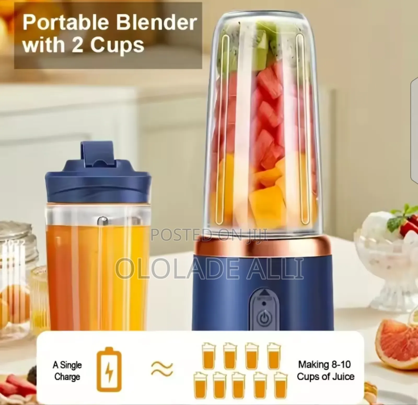 Portable Mini Juicer Mixer Usb Charging Small Size