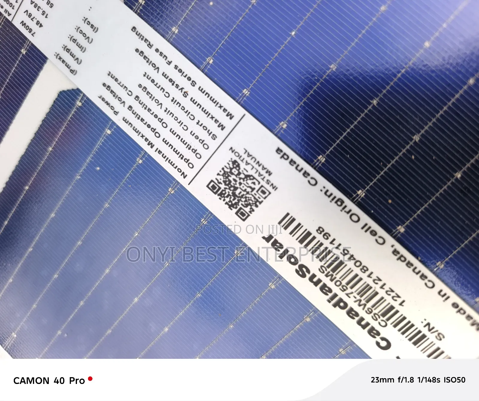 750 Canadian Solar Panels Bifacial