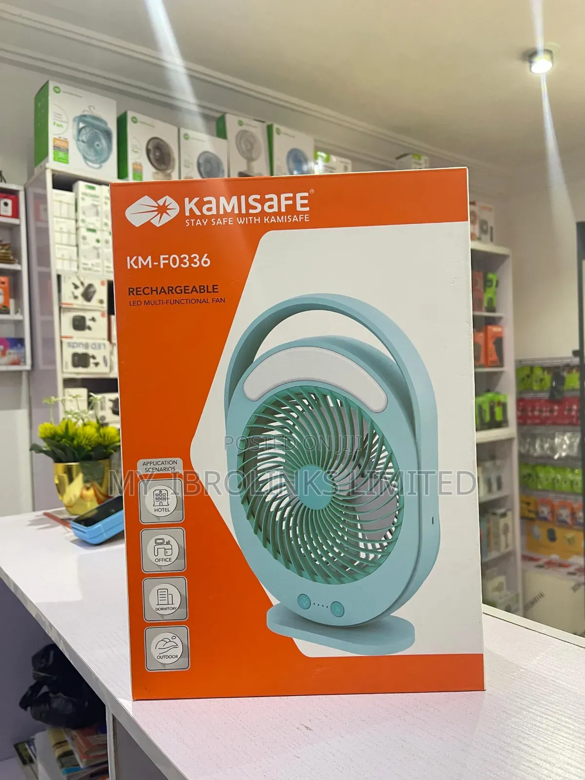 Kamisafe Rechargeable Fan