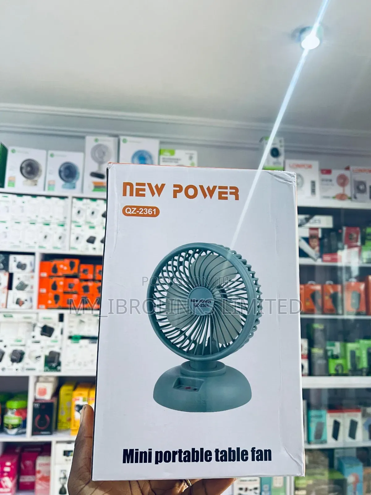 New Power Rechargeable Fan