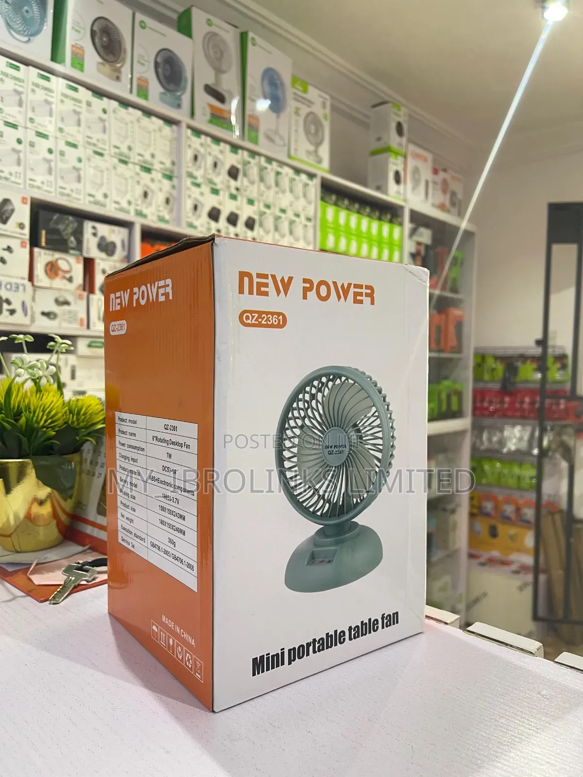 New Power Rechargeable Fan