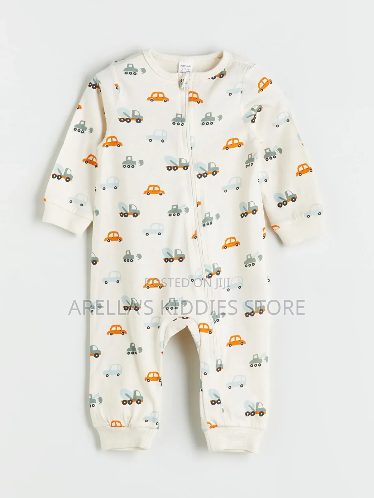LCW Baby Crew Neck Printed Baby Boys' Jumpsuit 2 Pack