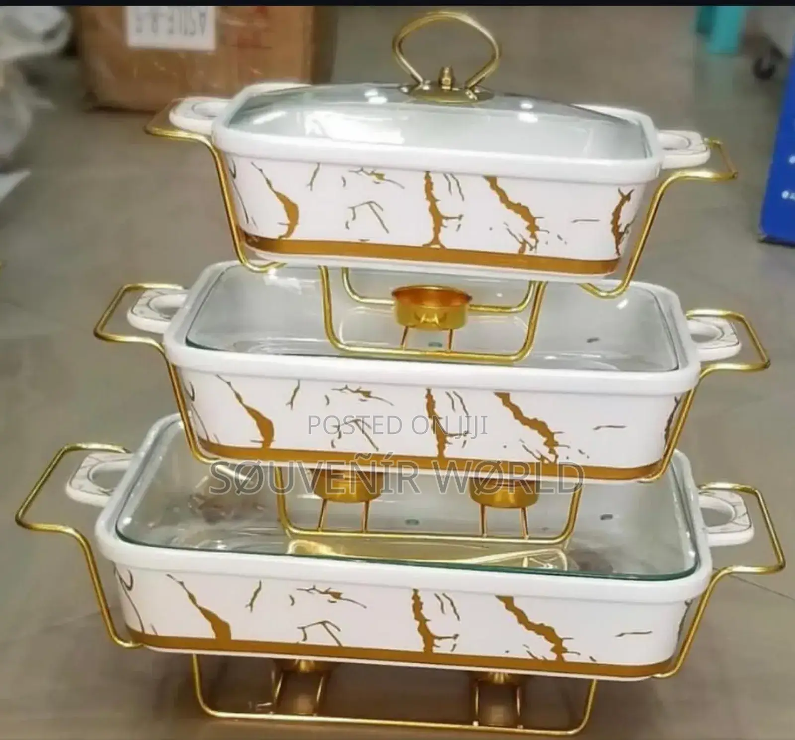 Quality 3 Set Food Warmer