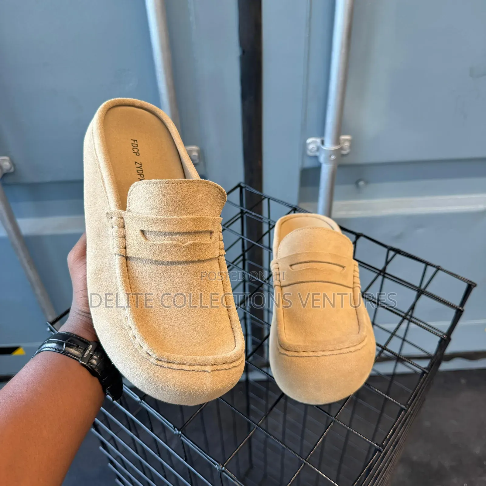 Cop the Wrapped Suede Open Back Loafers