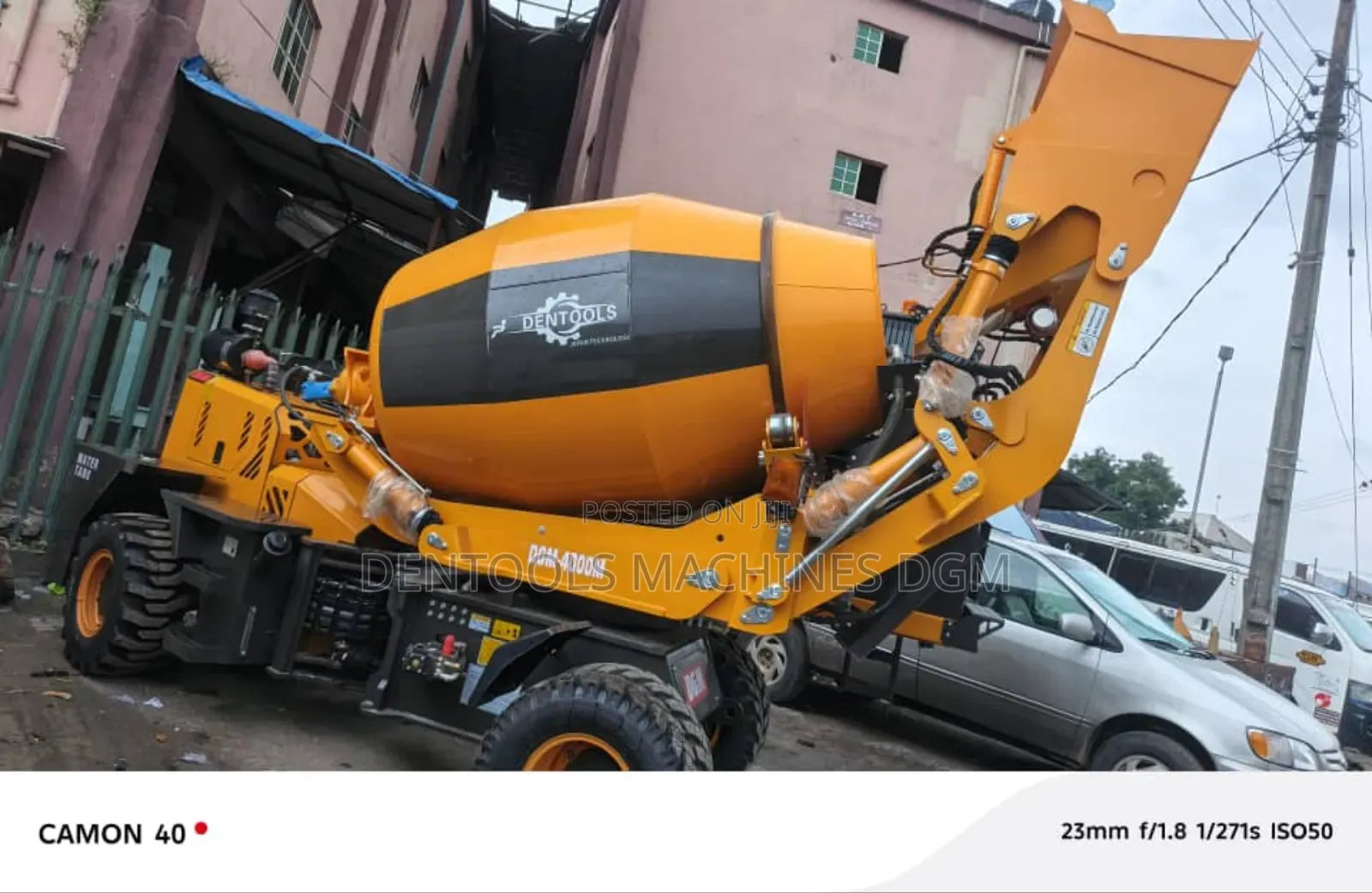 Mobile Driven Concrete Mixer New
